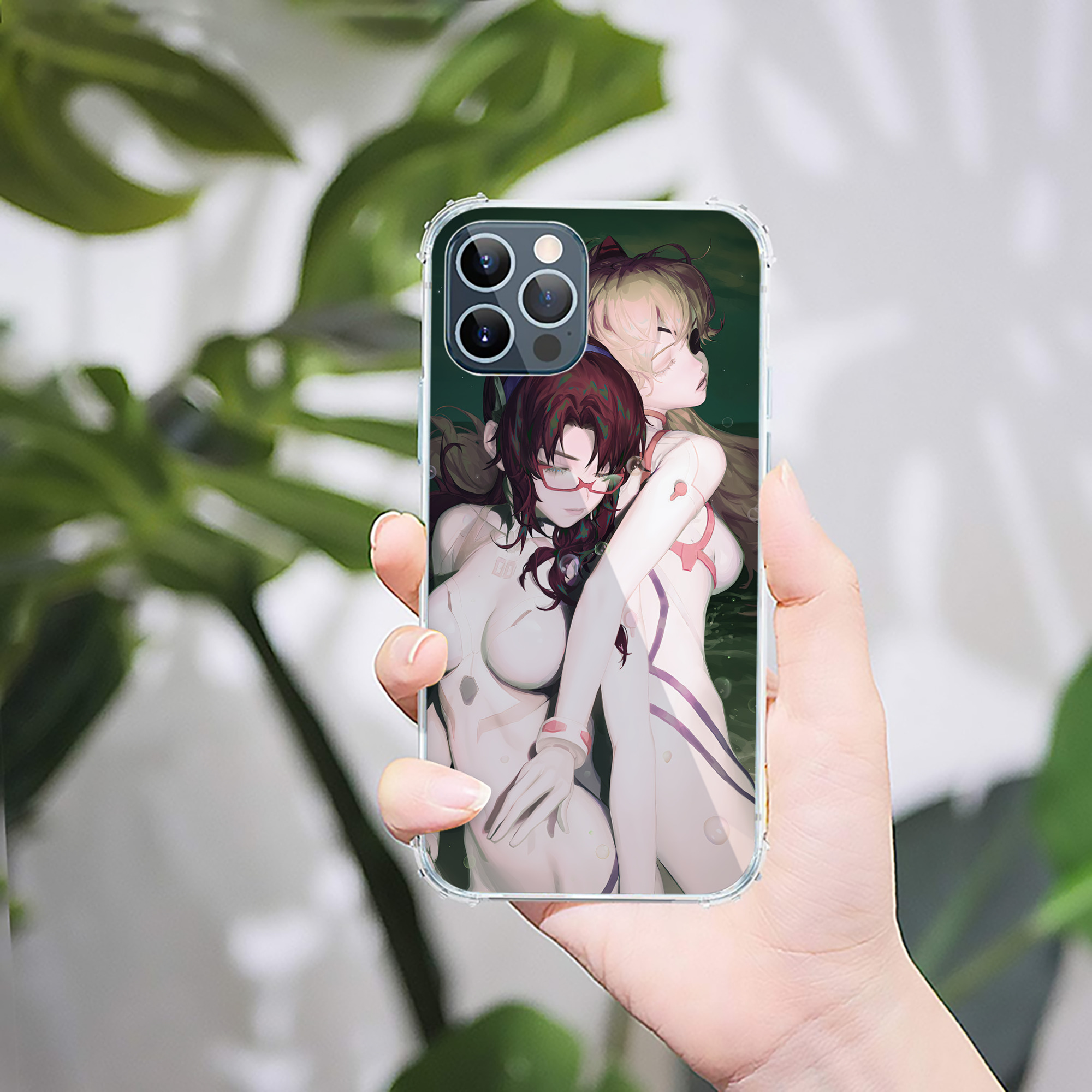 （画像用） EVA 新世紀エヴァンゲリオン 【iPhone 12シリーズ対応】透明スマホケース（クリアソフトケース）